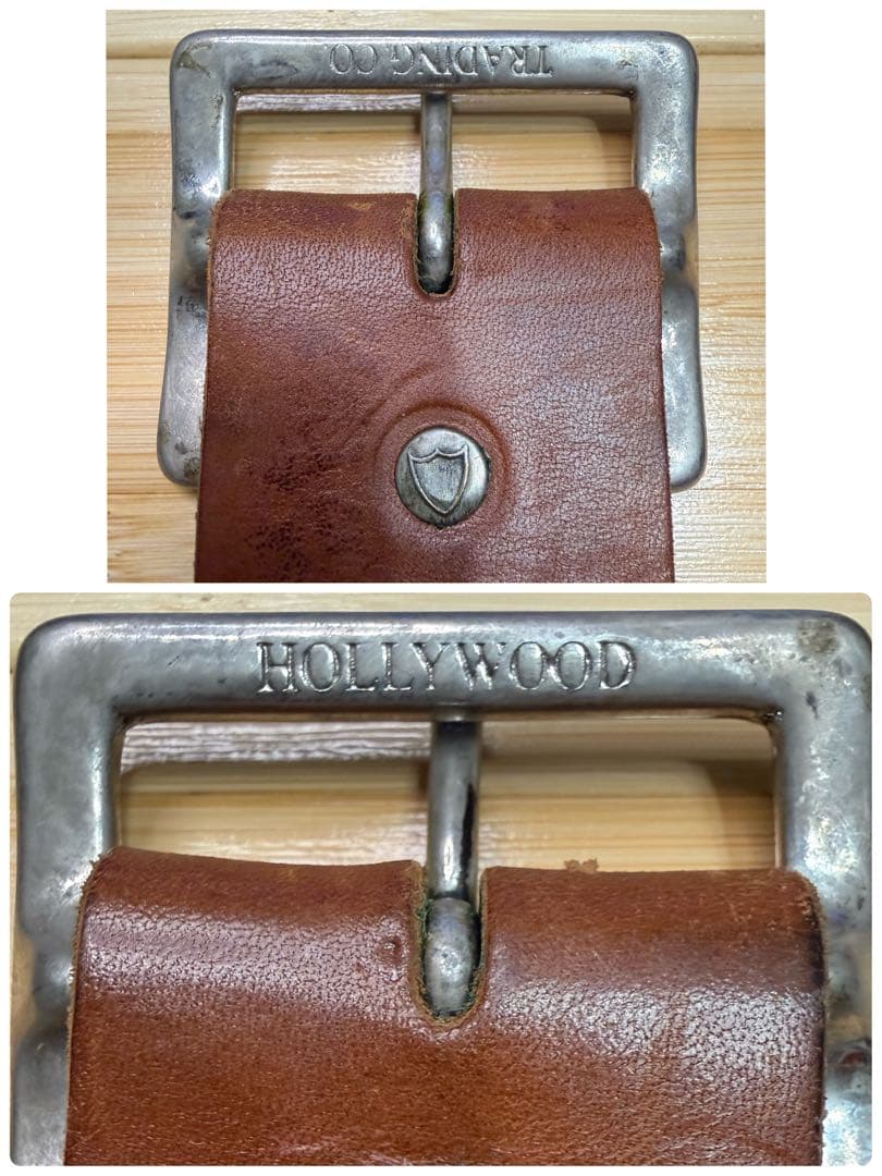 ⭐️HTC⭐️オーバーレイスティングレイベルト⭐️ブラウンレザー⭐️ブルークリア石⭐️32