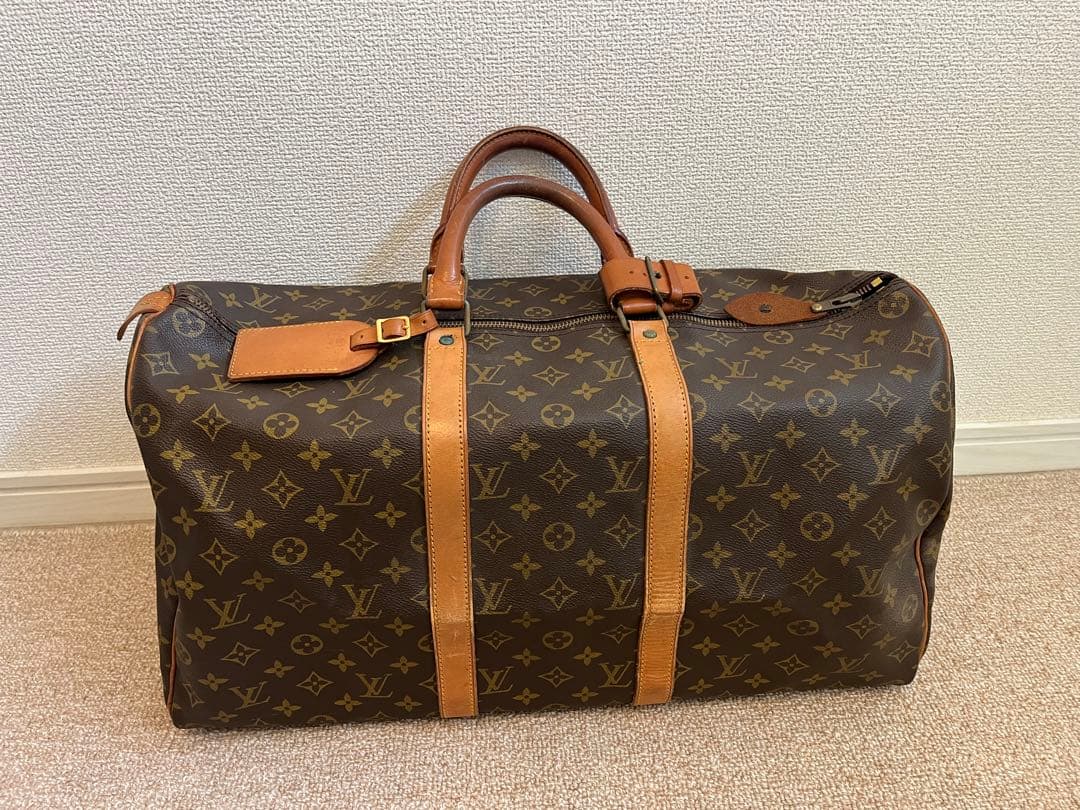 Louis Vuitton ボストンバッグ モノグラム　鍵付き