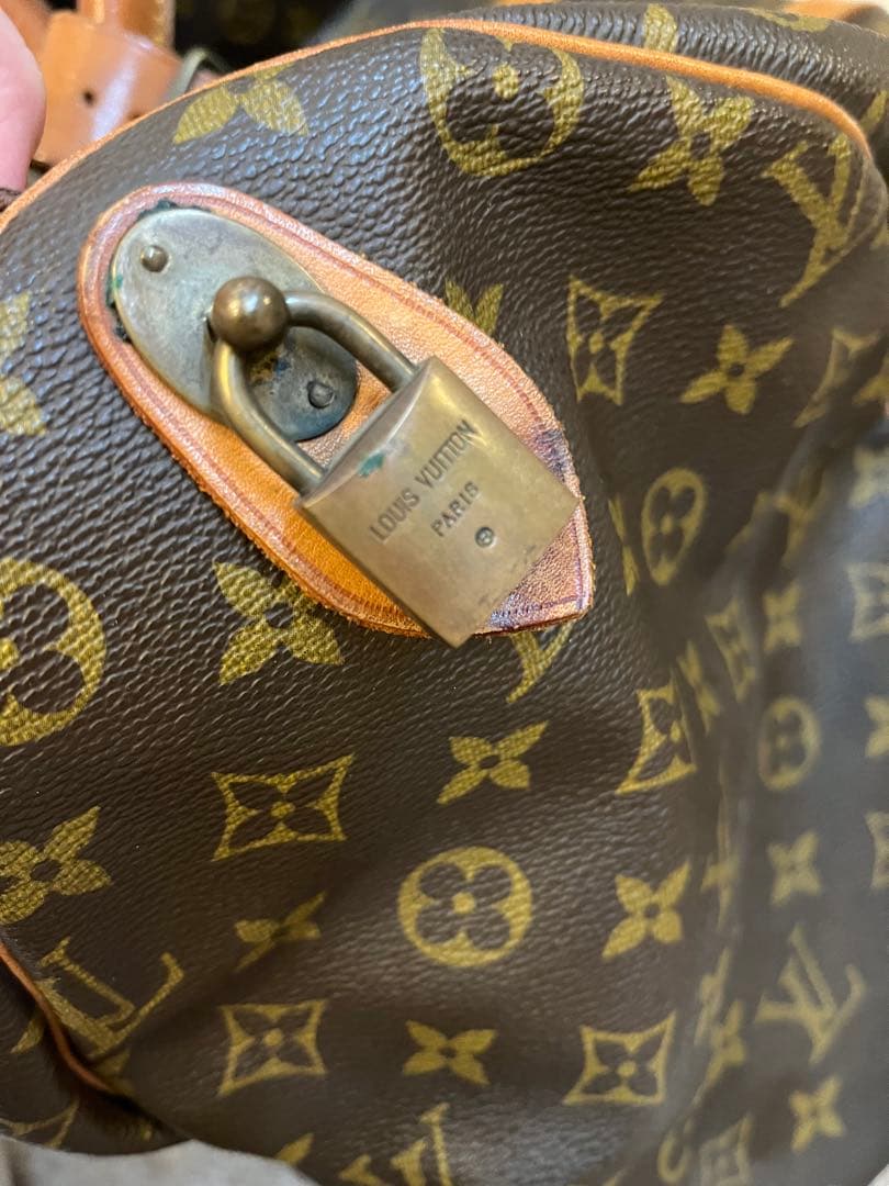 Louis Vuitton ボストンバッグ モノグラム　鍵付き