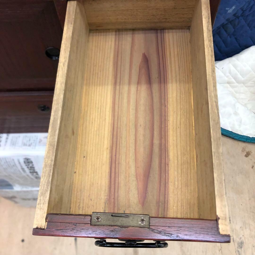 時代タンス　民芸タンス　小タンス　桐　小物収納 高さ48.5cm サイズ小ぶり