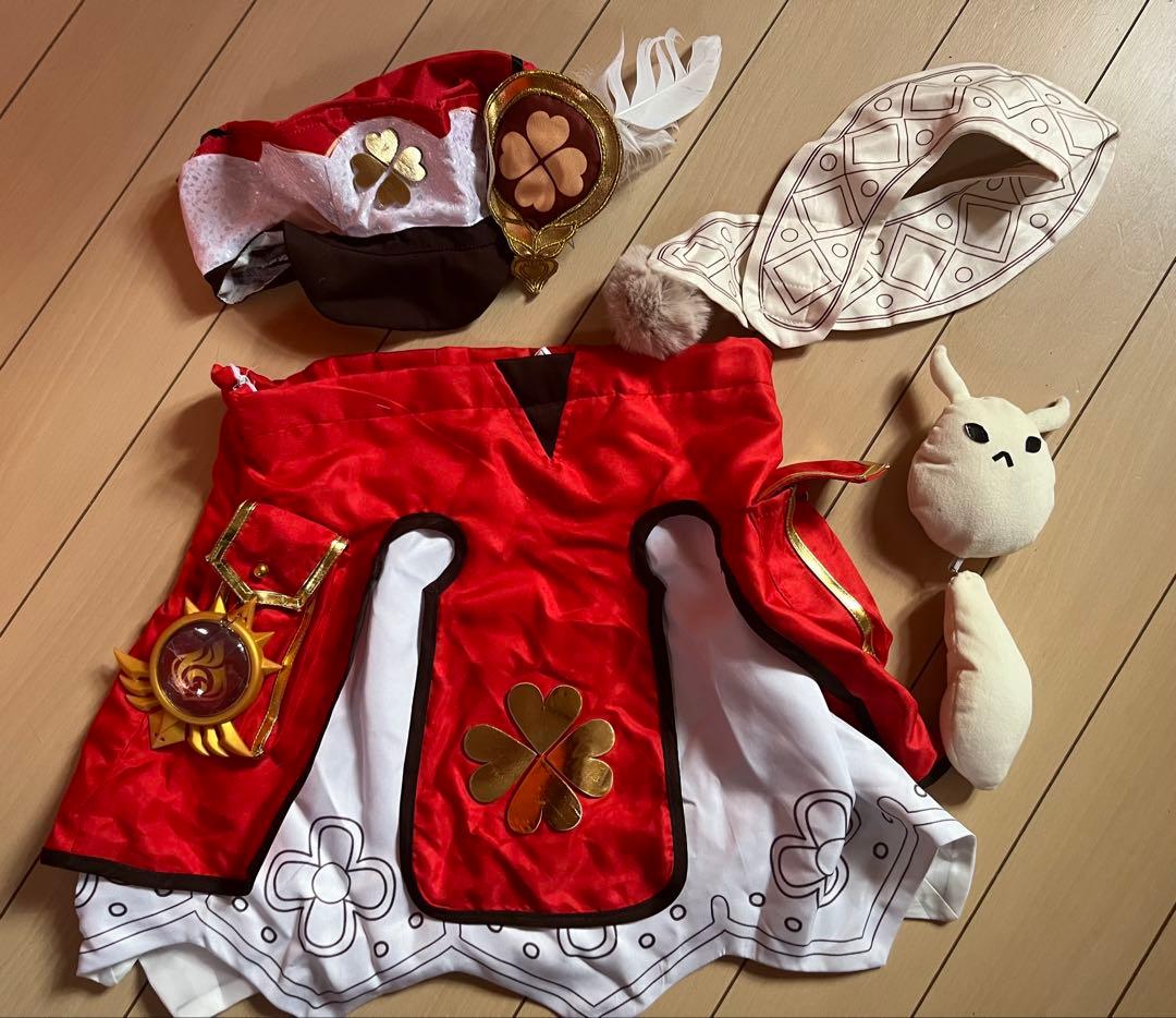 原神　コスプレ衣装　クレー　通常➕ぬいぐるみ➕ランドセル➕ウィッグ➕魔女➕おまけ