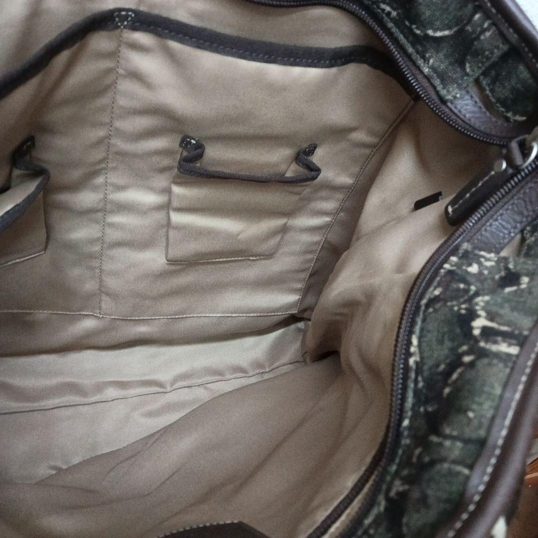 COACH ロゴプリント キャンバス　トートバッグ 　カモフラ　迷彩　希少