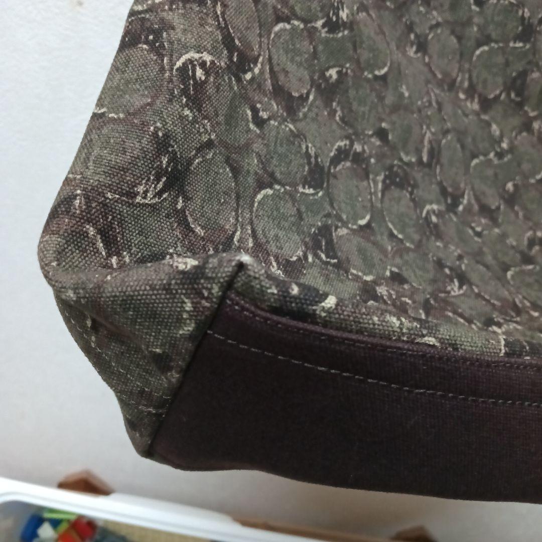 COACH ロゴプリント キャンバス　トートバッグ 　カモフラ　迷彩　希少