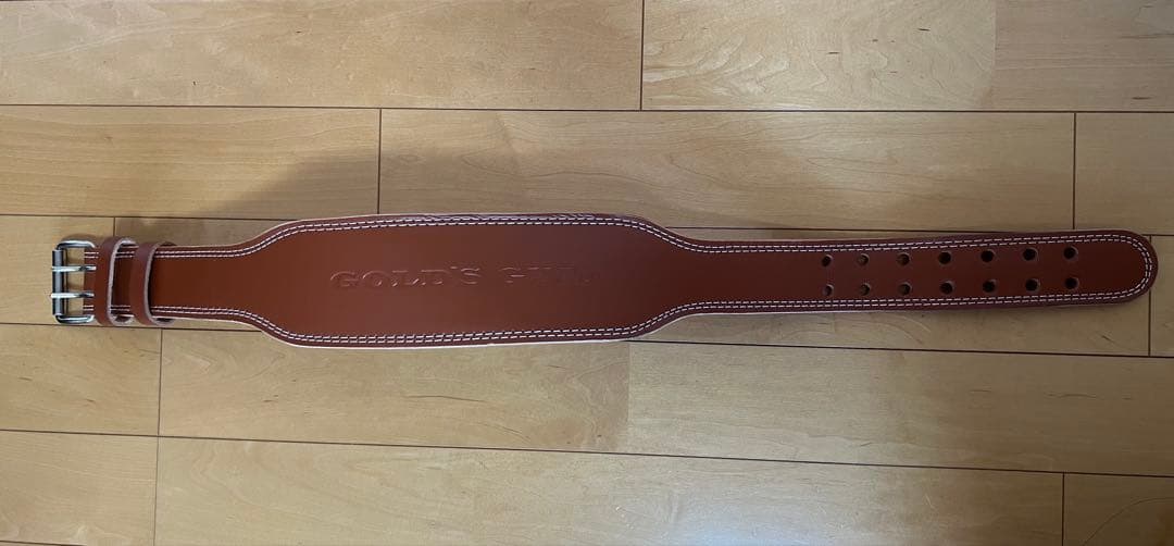 ゴールドジム(GOLD`S GYM) プロレザーベルト サイズM