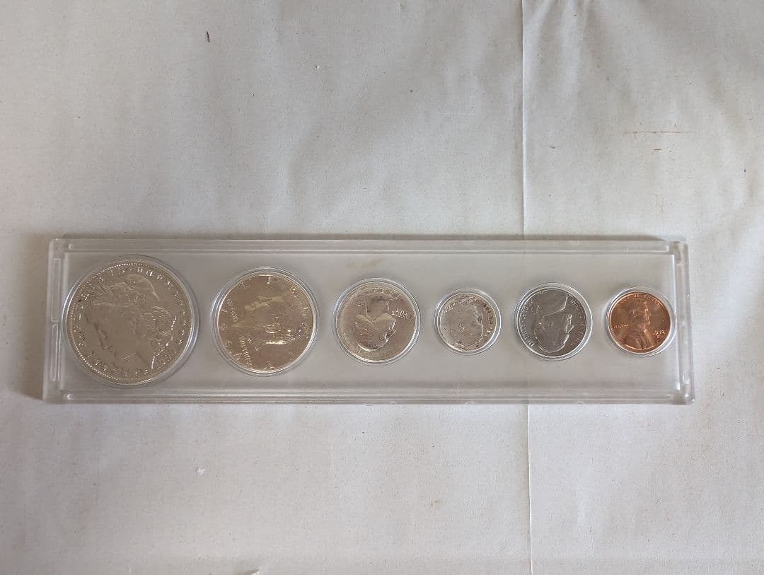 アメリカ合衆国コレクションセット 1900年モルガンドル銀貨他