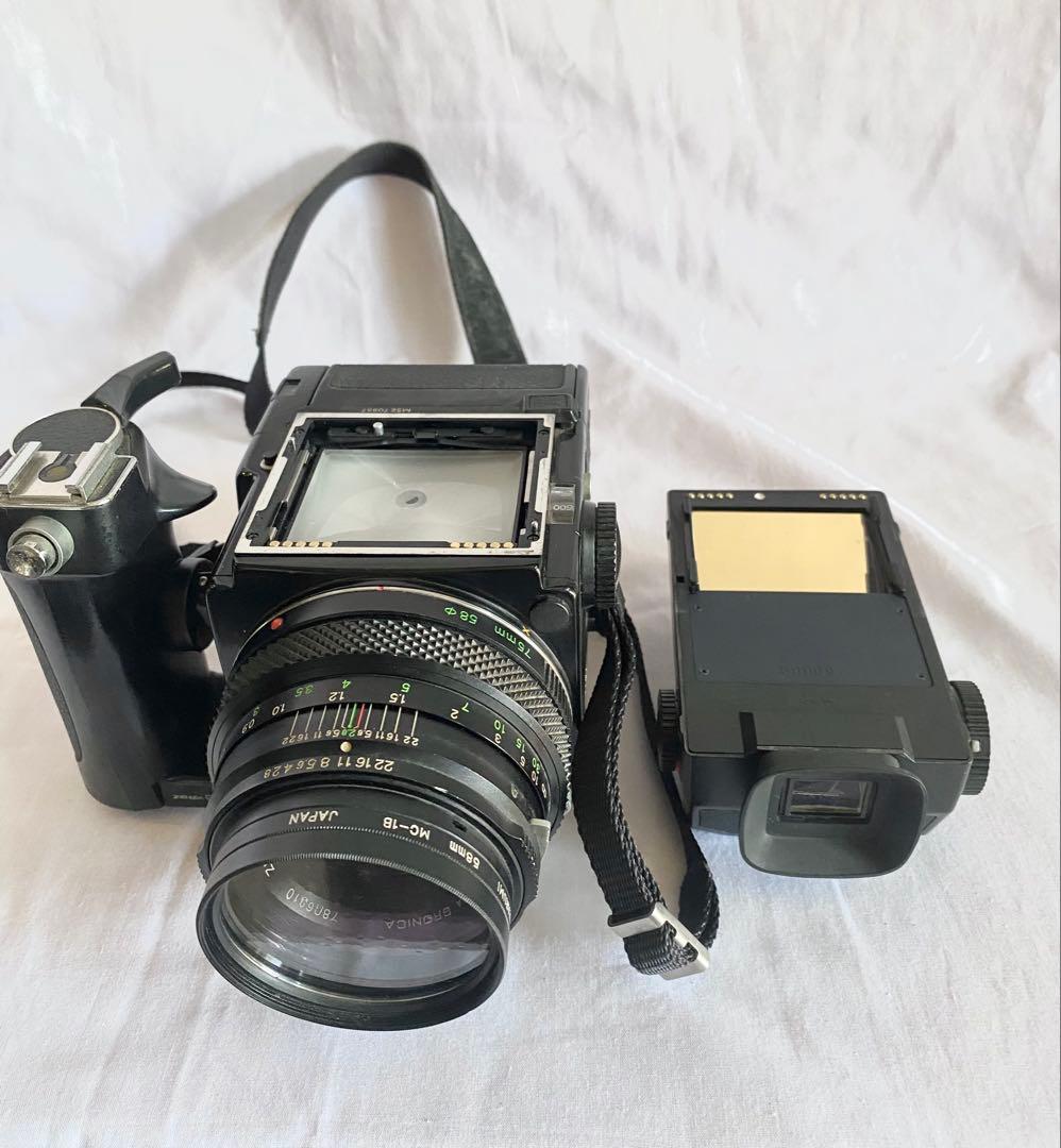 Zenza Bronica ETRS 75mm ゼニアブロニカ　グリップ付き