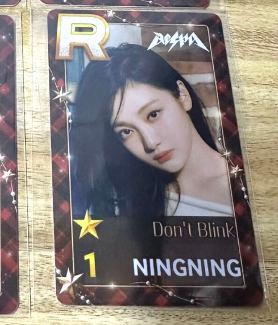 aespa ニンニン STAR+ING クリスマス限定 トレカ C