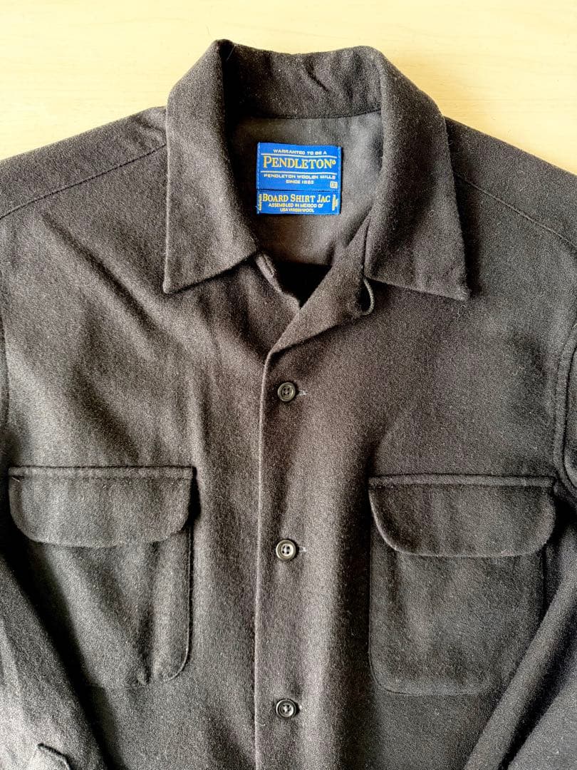 ぱ*た様 重*テ様 Peldelton ペンドルトン　ボードシャツ　黒　無地　U