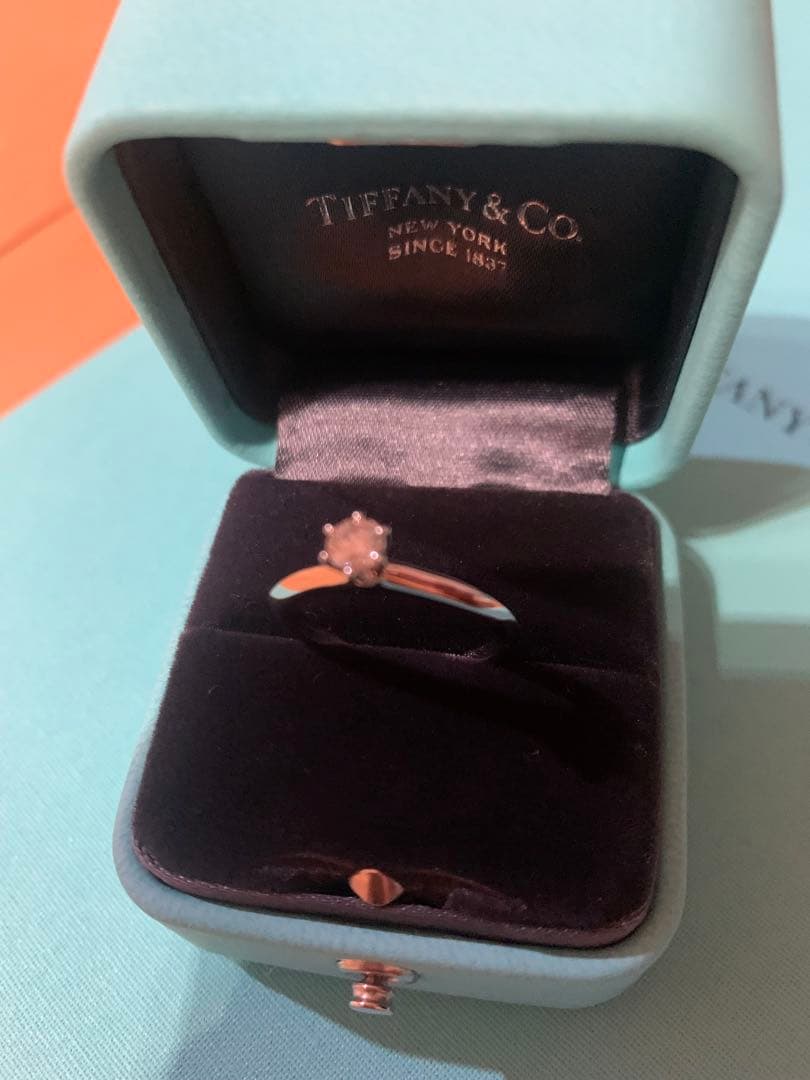 ティファニーダイヤモンド指輪0.23C 名前刻印なし11号　定価約30万
