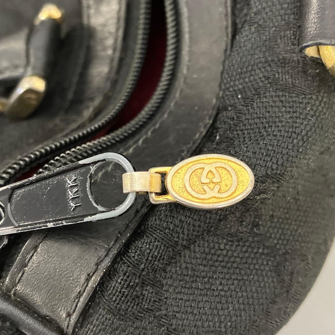 GUCCI　オールドグッチ　ミニボストンバッグ　シェリーライン　3218