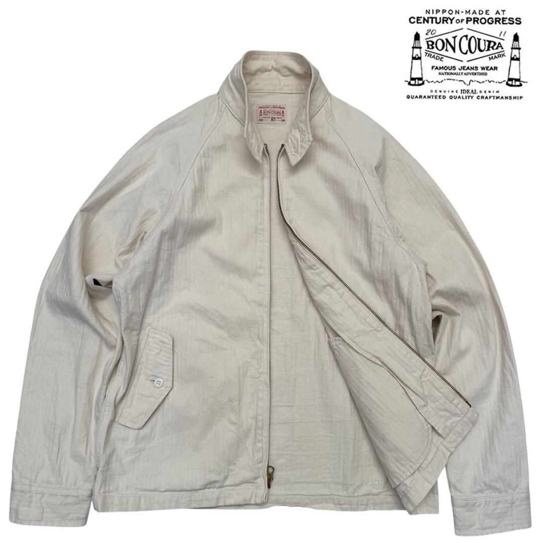 美品【ボンクラ】SEEK&FIND別注　ヘリンボーンツイル　スウィングトップ