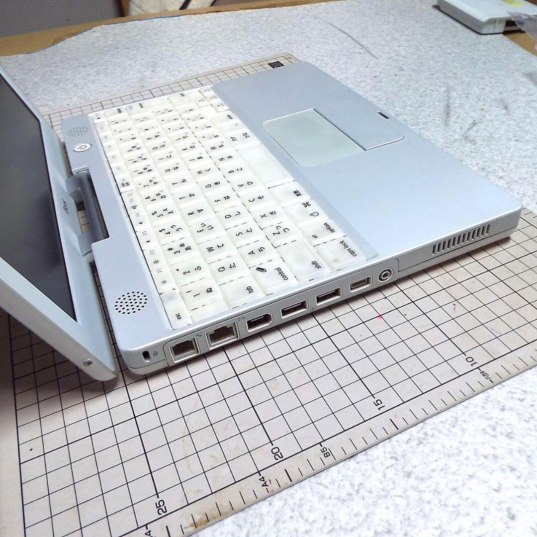 美品_起動可_Apple iBook-G3-800MHz_AC線他付属
