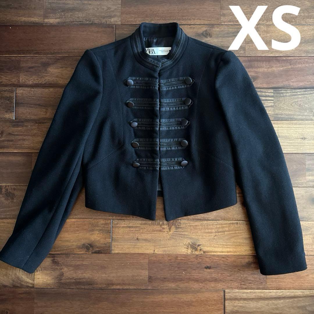 ZARA ナポレオン　ジャケット　XS ミリタリー　ウール