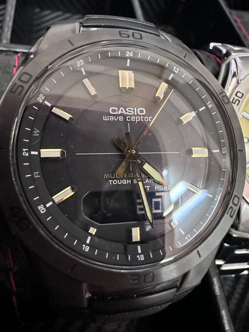カシオ CASIO 電波ソーラー他時計セット 稼働品 良品 5本 アナデジ