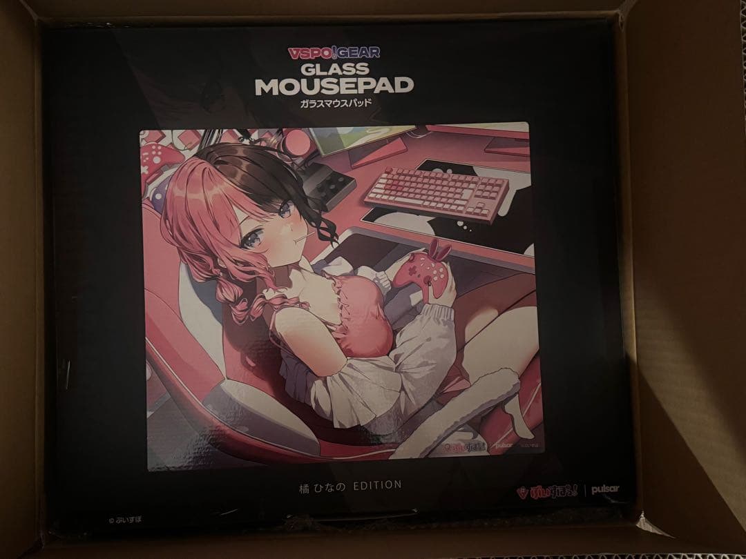 VSPO! GEAR ガラスマウス ゲーミングキーボード  橘ひなの