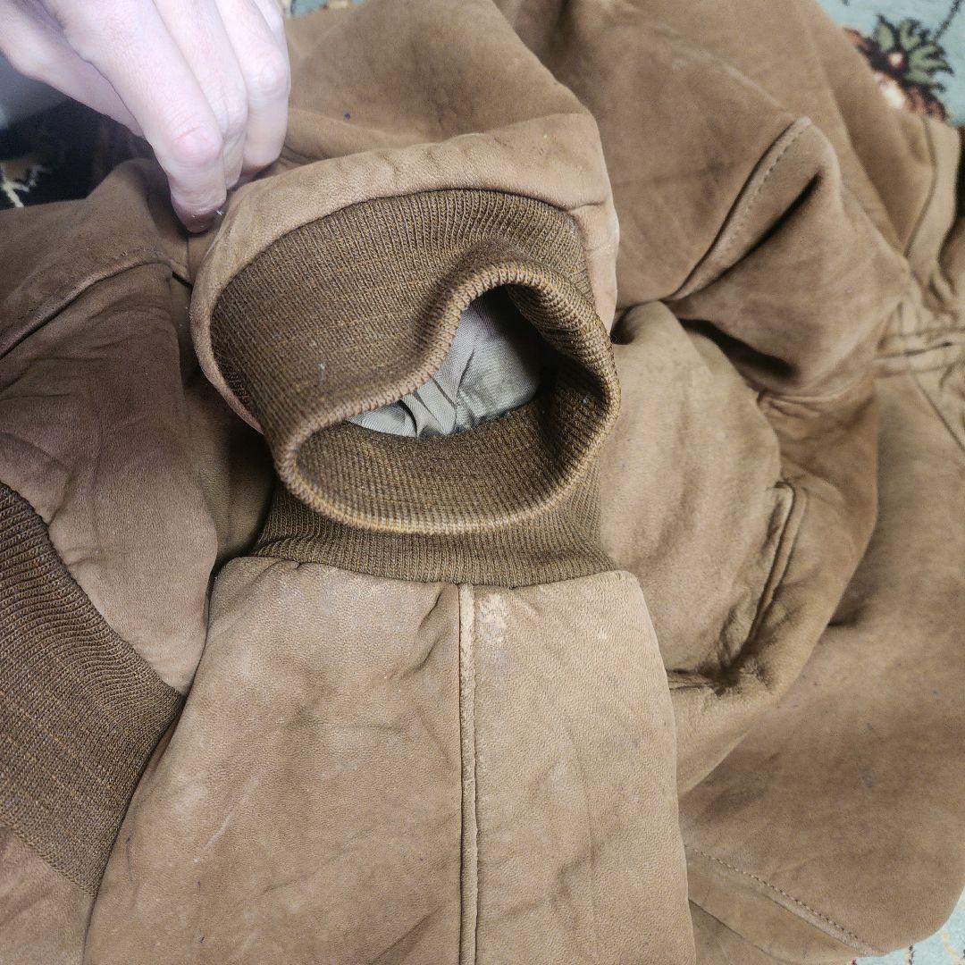 L.L.bean レザージャケット　スウェード　ヌバック　XL