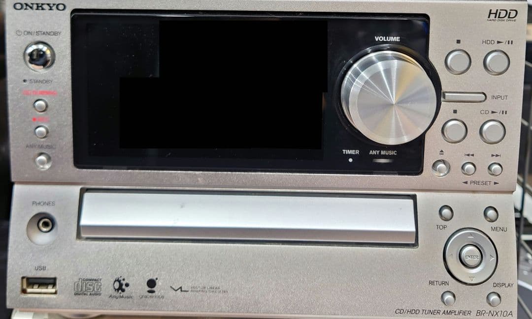 ●ONKYO BR-NX10A CD/HDDシステムコンポ【本体のみ】