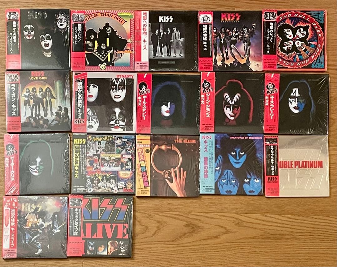 【超美品・帯付き】KISS 紙ジャケCD 全17タイトル