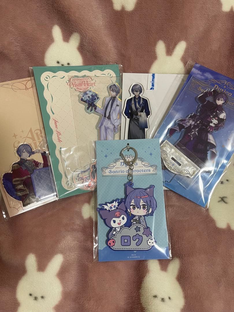 は*読様 小柳ロウ アクリルスタンド 4点セット おなまえキーホルダー