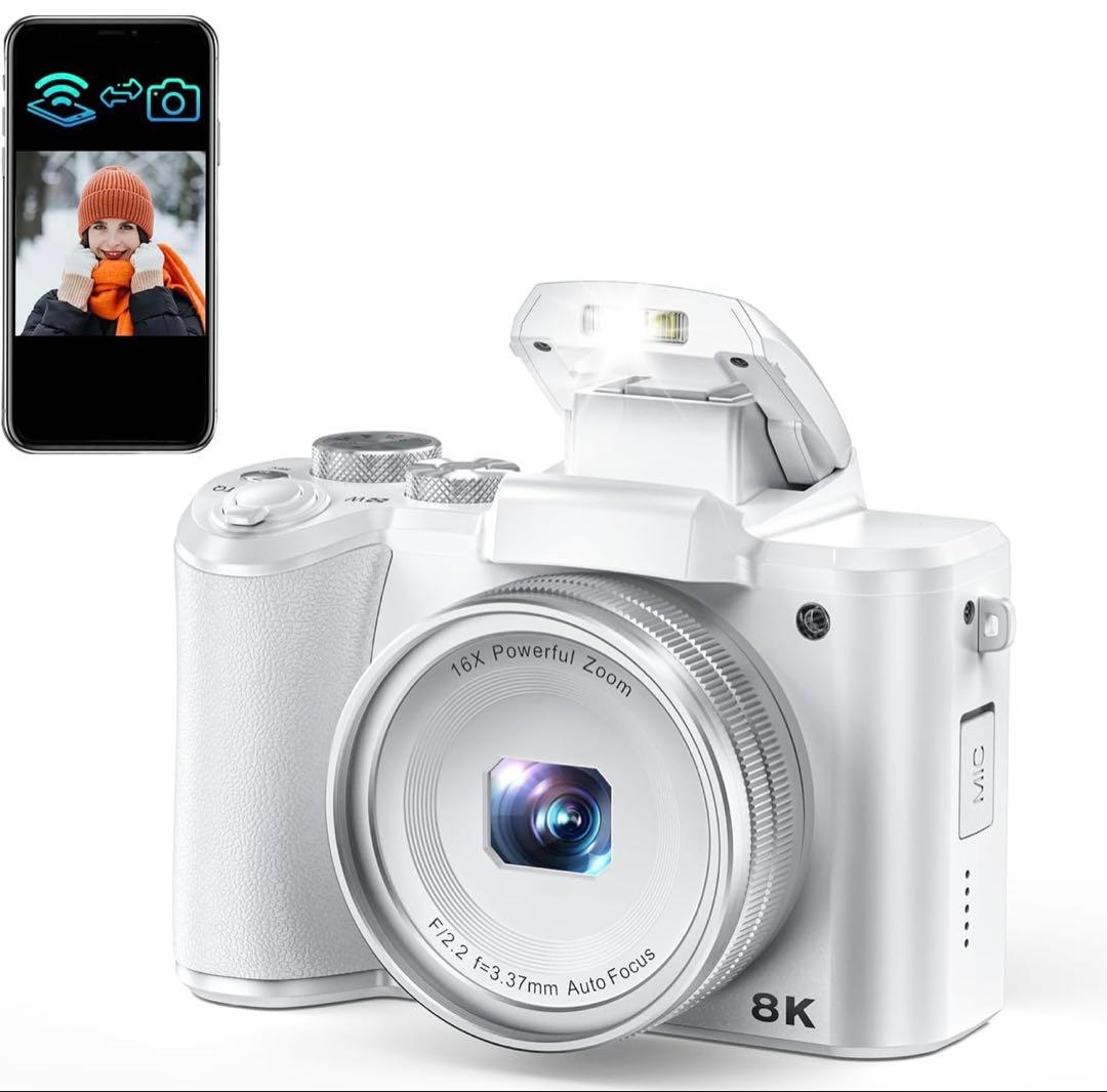 8K 8800万画素 デジカメ スマホに送れる有効画素4800万 6軸手ぶれ補正