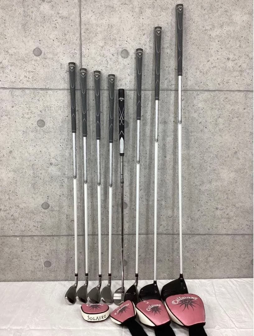 キャロウェイ ソレイユ　レディース ゴルフクラブセット キャディバッグ