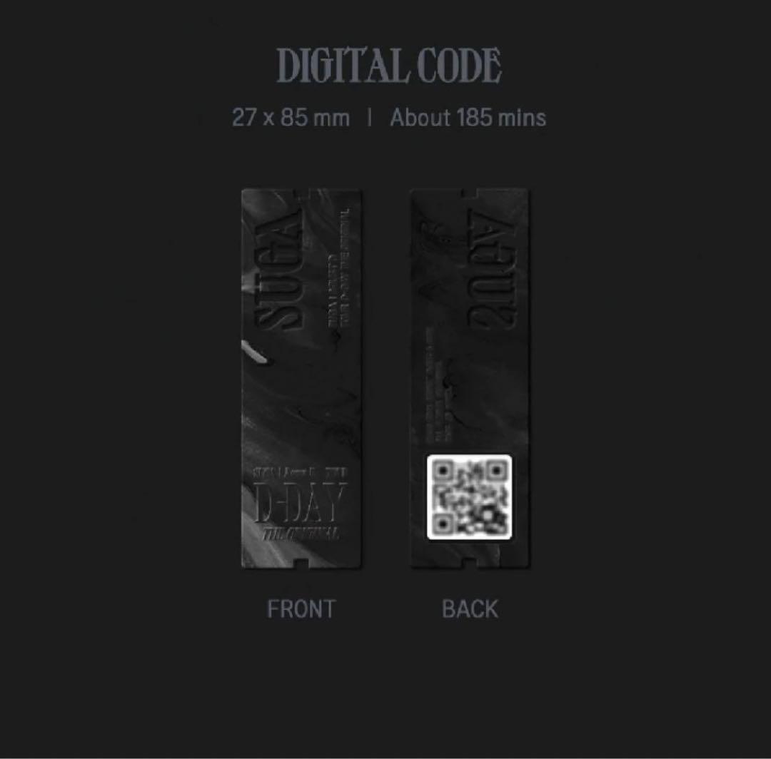 BTS SUGA agust d D-DAY THE ORIGINAL 未開封
