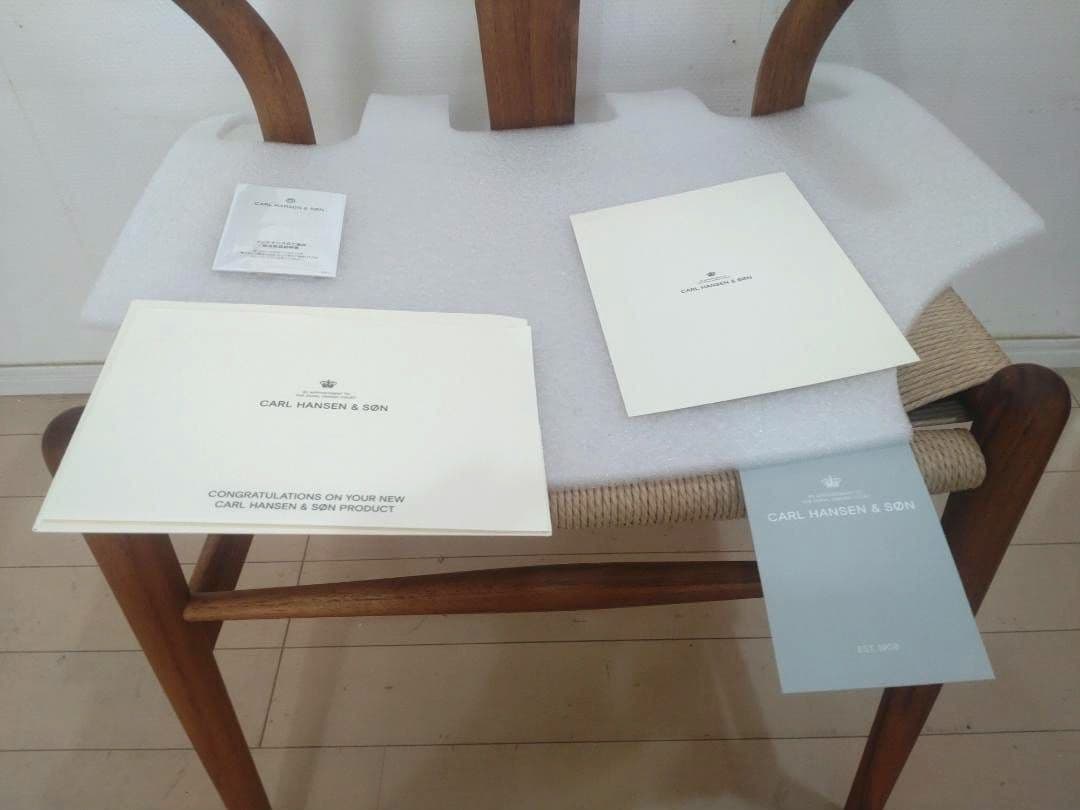 Yチェア　CH24　チークオイル仕上げ　未使用　ウェグナー　カールハンセン＆サン