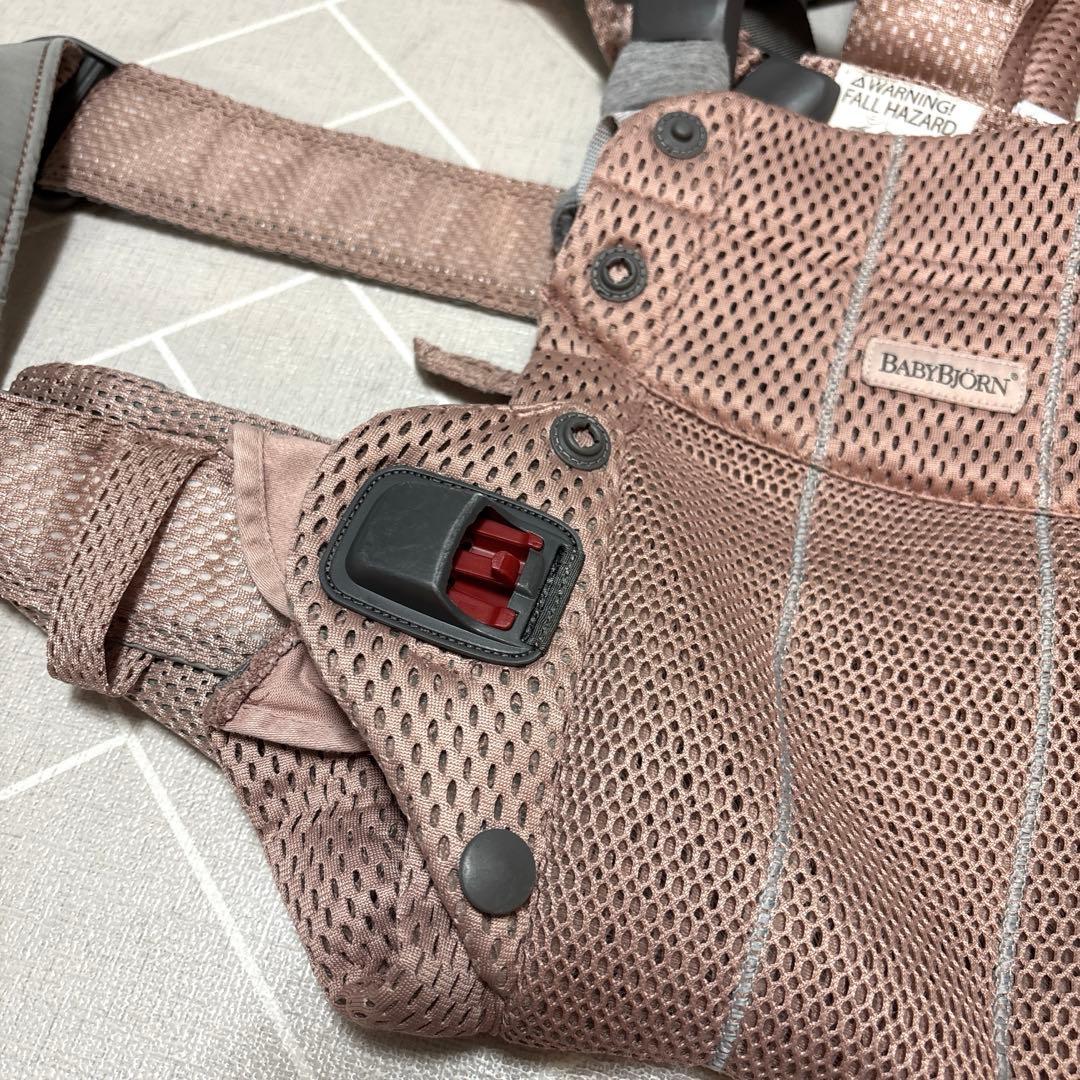 【美品】BabyBjorn ベビービョルン 抱っこ紐 ハーモニー ダスティピンク
