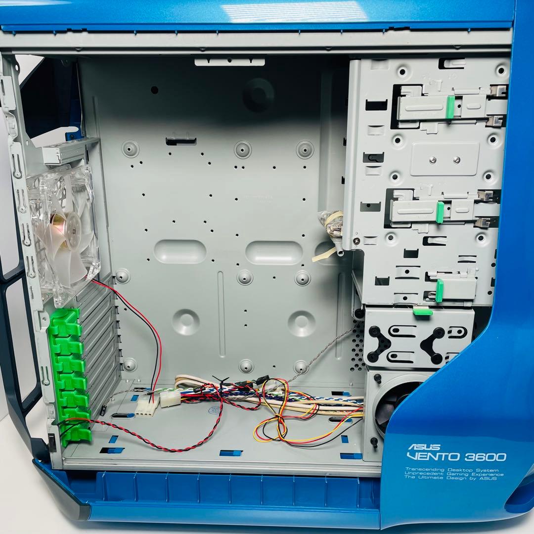 【希少】 ASUS VENTO 3600 PCケース メタリックブルー