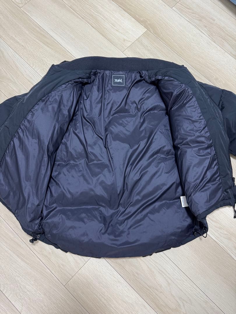 【値下げ】クリーニング済み　x-girl ダウンジャケット 黒