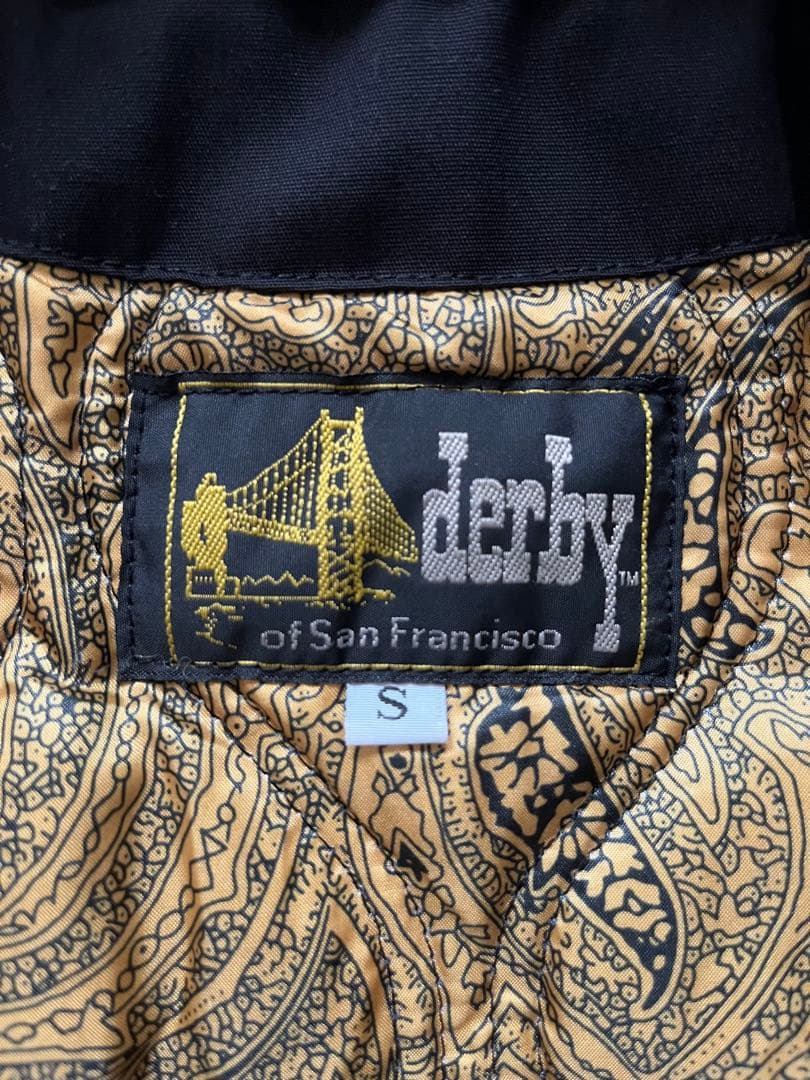 【美品】黒金 S ダービーオブサンフランシスコ ダービージャケット 300