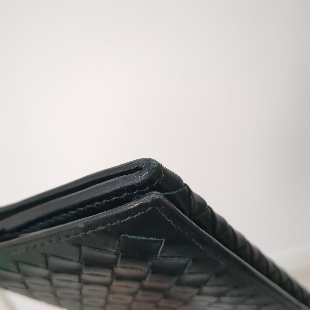 BOTTEG AVENETA ボッテガヴェネタ 長財布 イントレチャートブラック