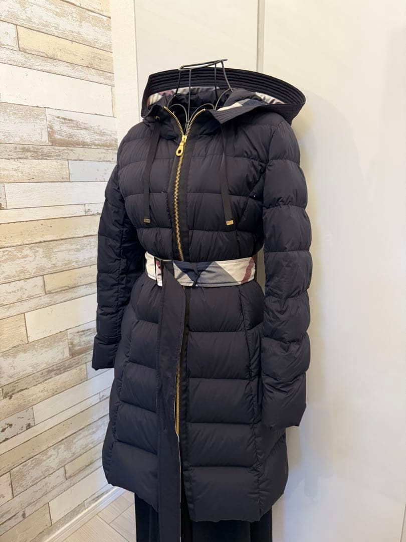 最終価格　超美品　ストレッチフィットロングダウン￥１０７８００ブルーレーベル３６