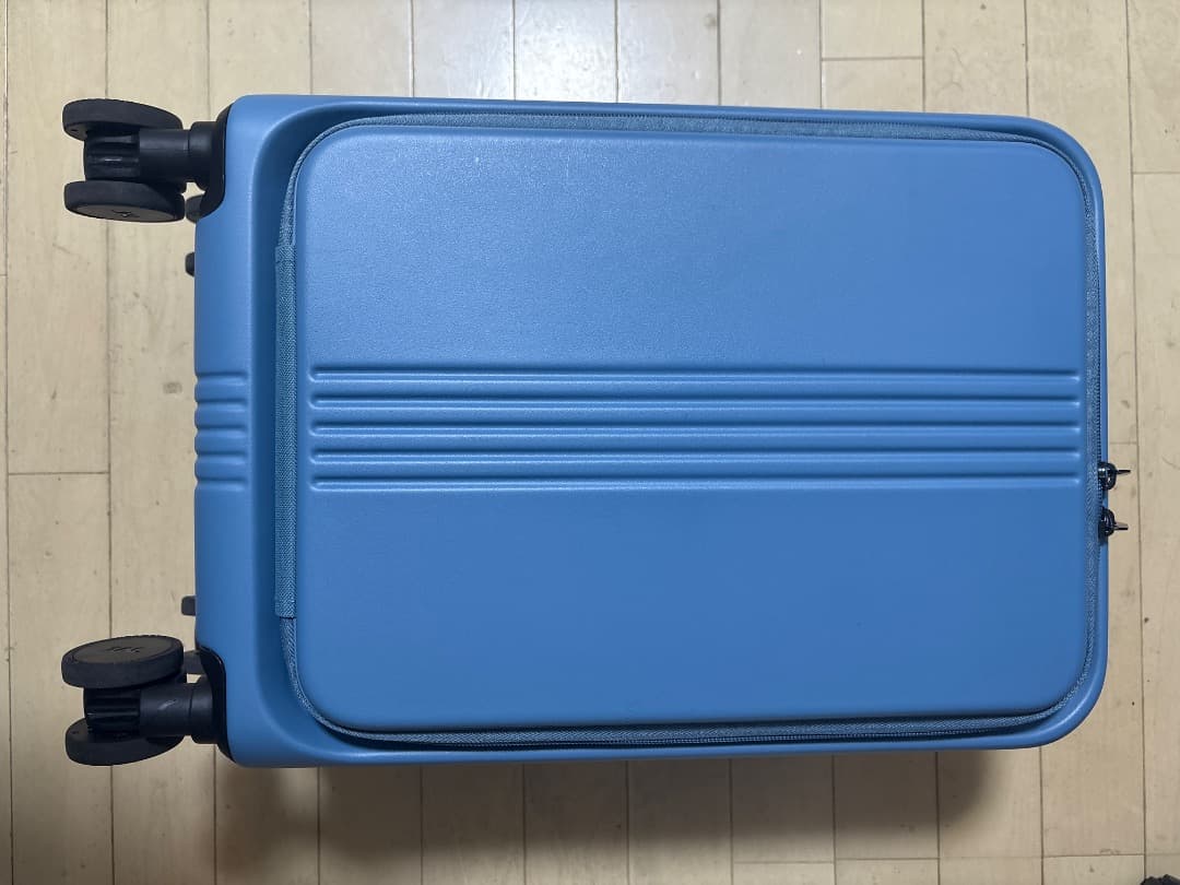 スーツケース　機内持ち込み　MAIMO 青　フロントオープン