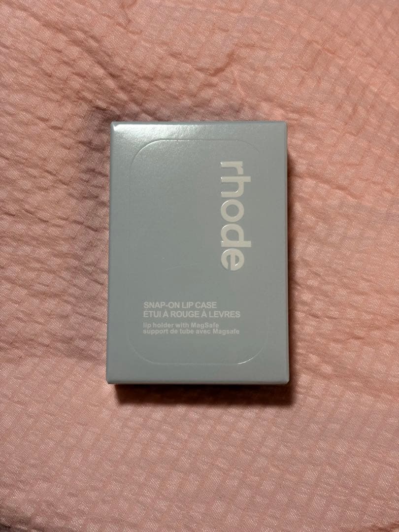 rhode snap-on lip case グレー