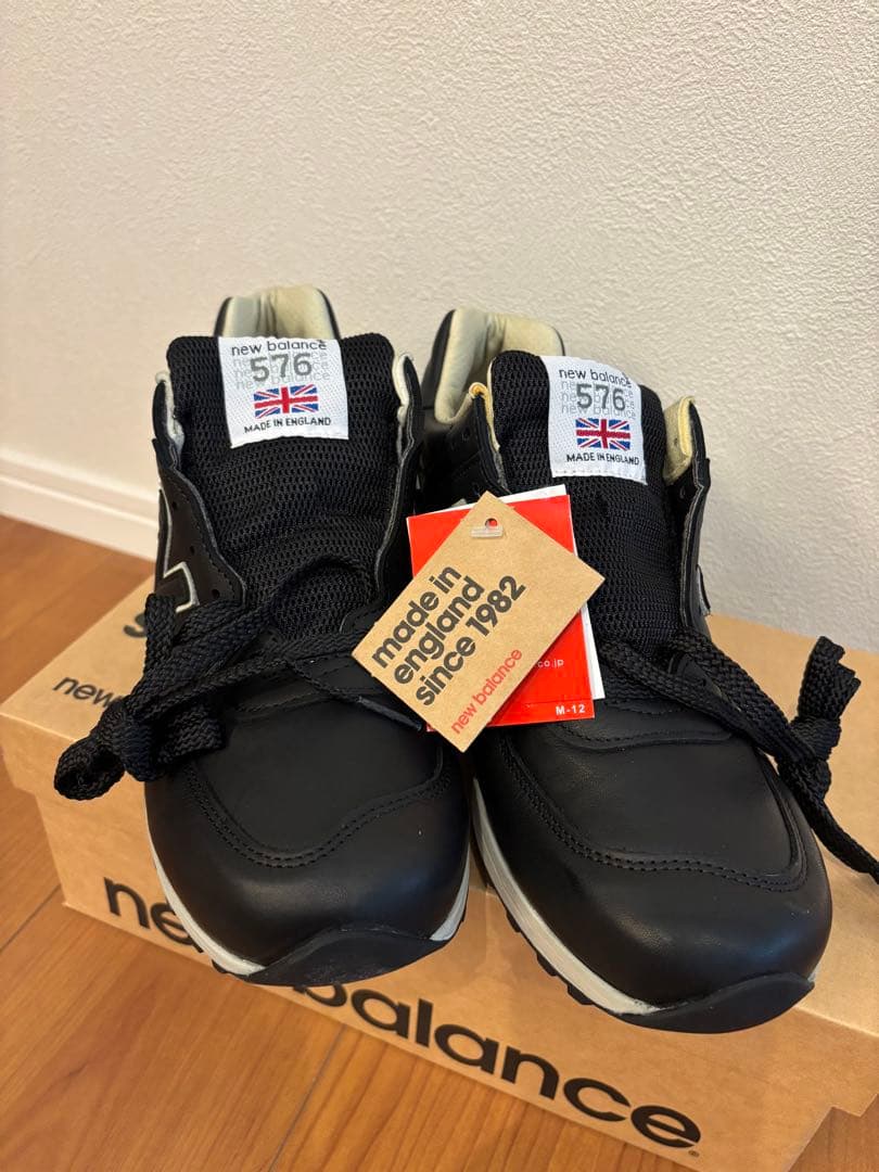 靴 New Balance 576CKK BLACK/BEIGE