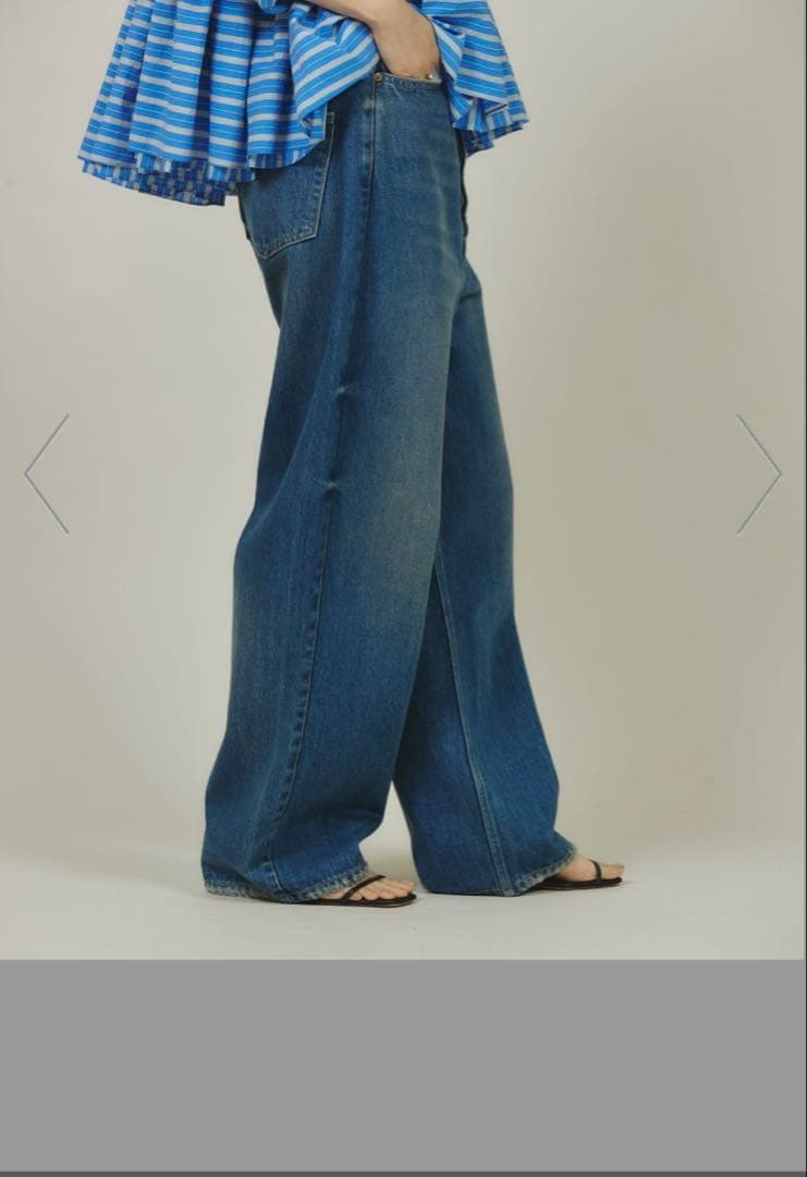 &RC ワイドルーズデニムパンツ Curensology カレンソロジー 38