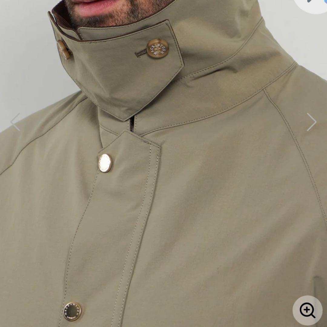 マッキントッシュ　カーキ　コート　Lサイズ