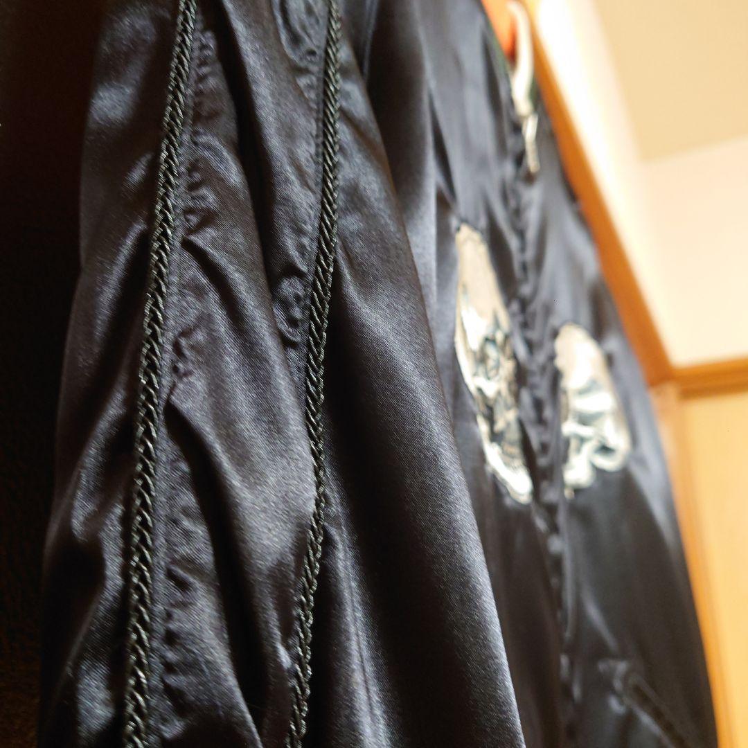 STUSSY スカル 蛇 刺繍 リバーシブル スカジャン Mサイズ ジャケット