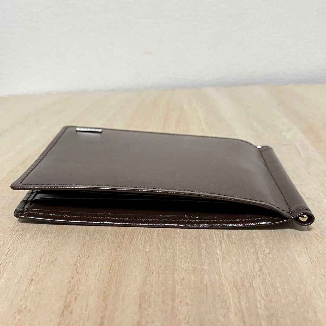未使用 箱付 PORTER シーン マネークリップ 茶