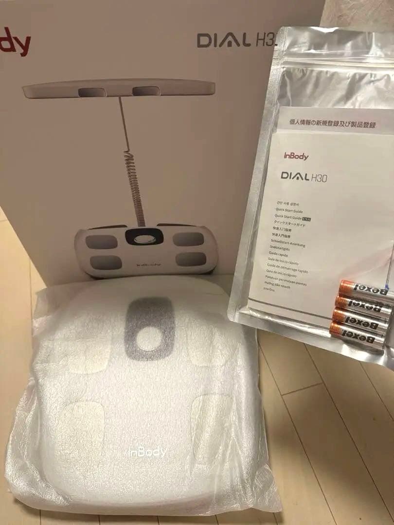 美品　InBody DIAL H30 体脂肪計 ホワイト