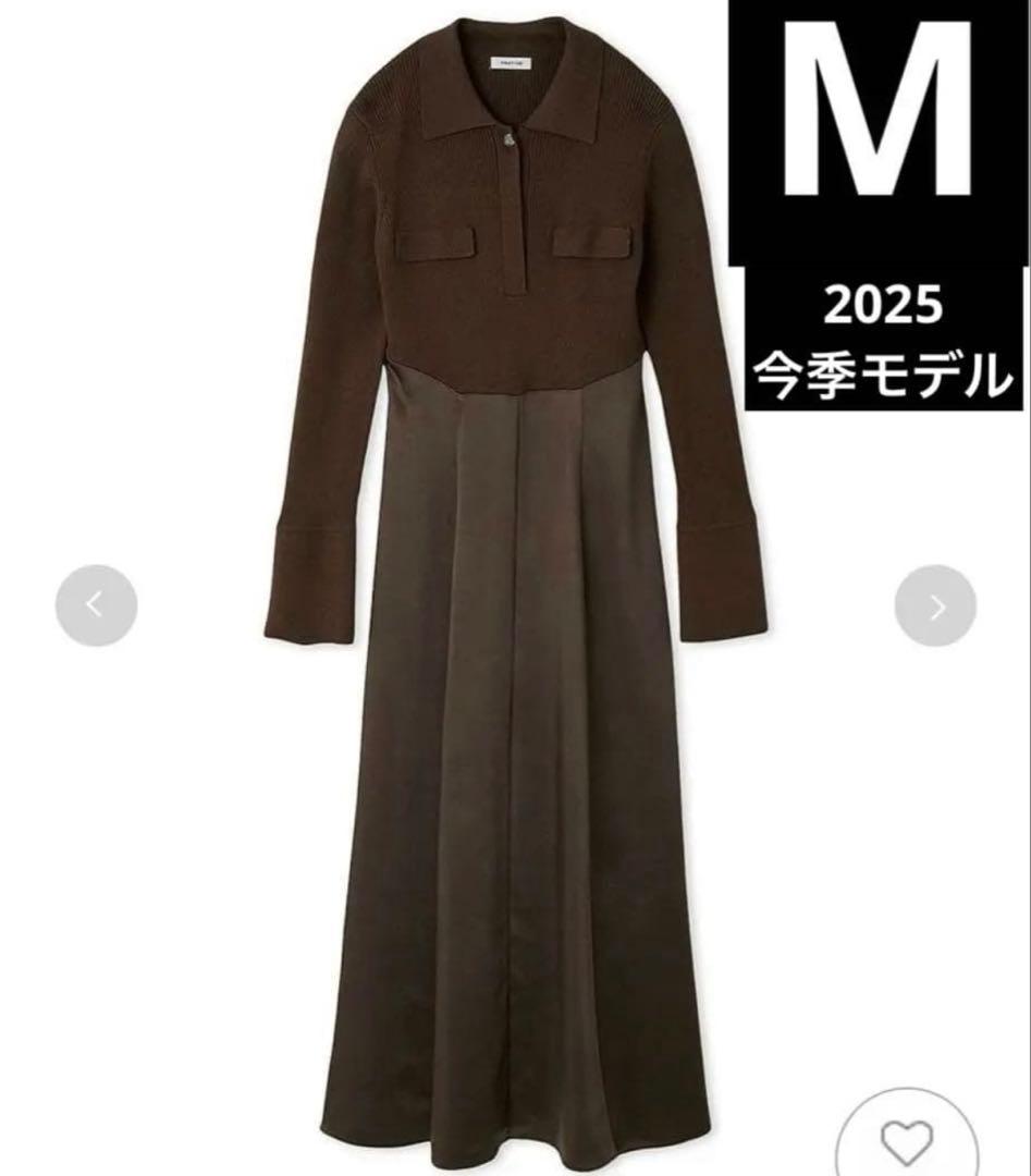 新品♡FRAY I.D オープンポロカラーニットワンピース　フレイアイディー