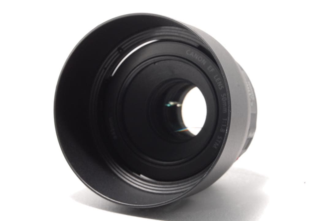 【美品】Canon EF50mm F1.8 STM レンズガード付 単焦点レンズ