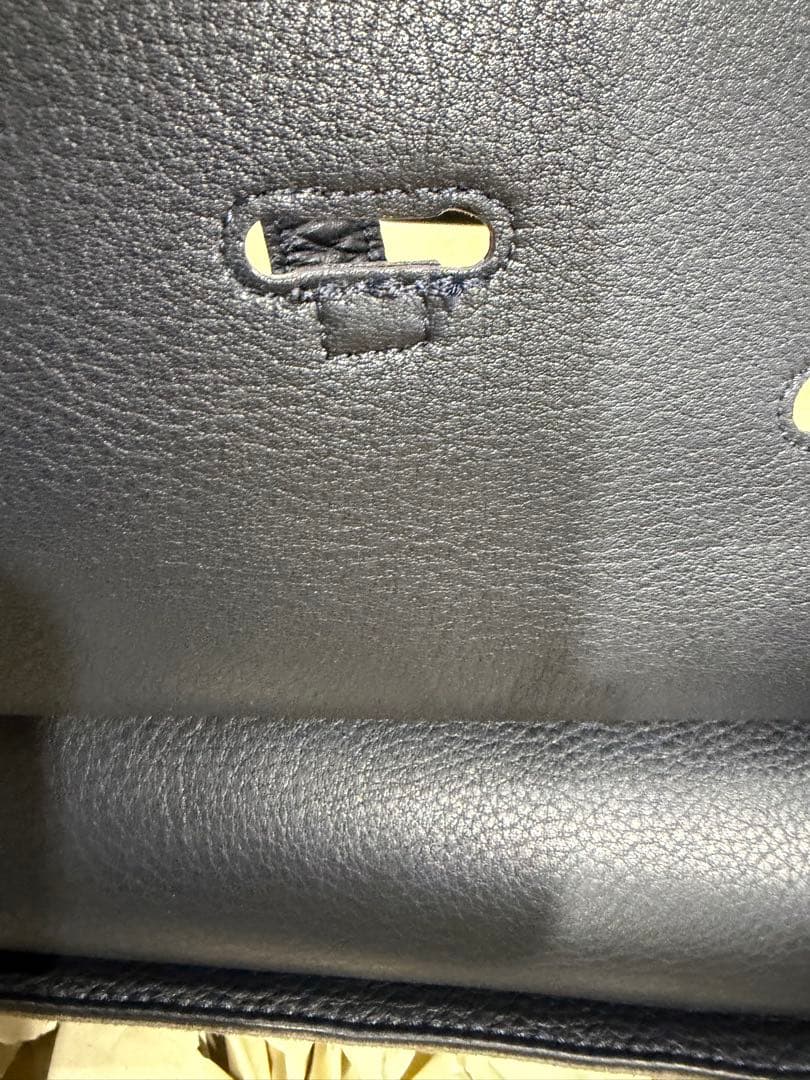 【未使用】Pelle Morbida 　被せフラップボストンバッグ　Lサイズ