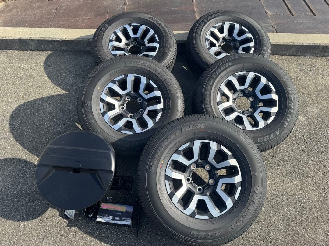 再再販ランクル70 GDJ76W 純正5本タイヤホイールセット265/70R16