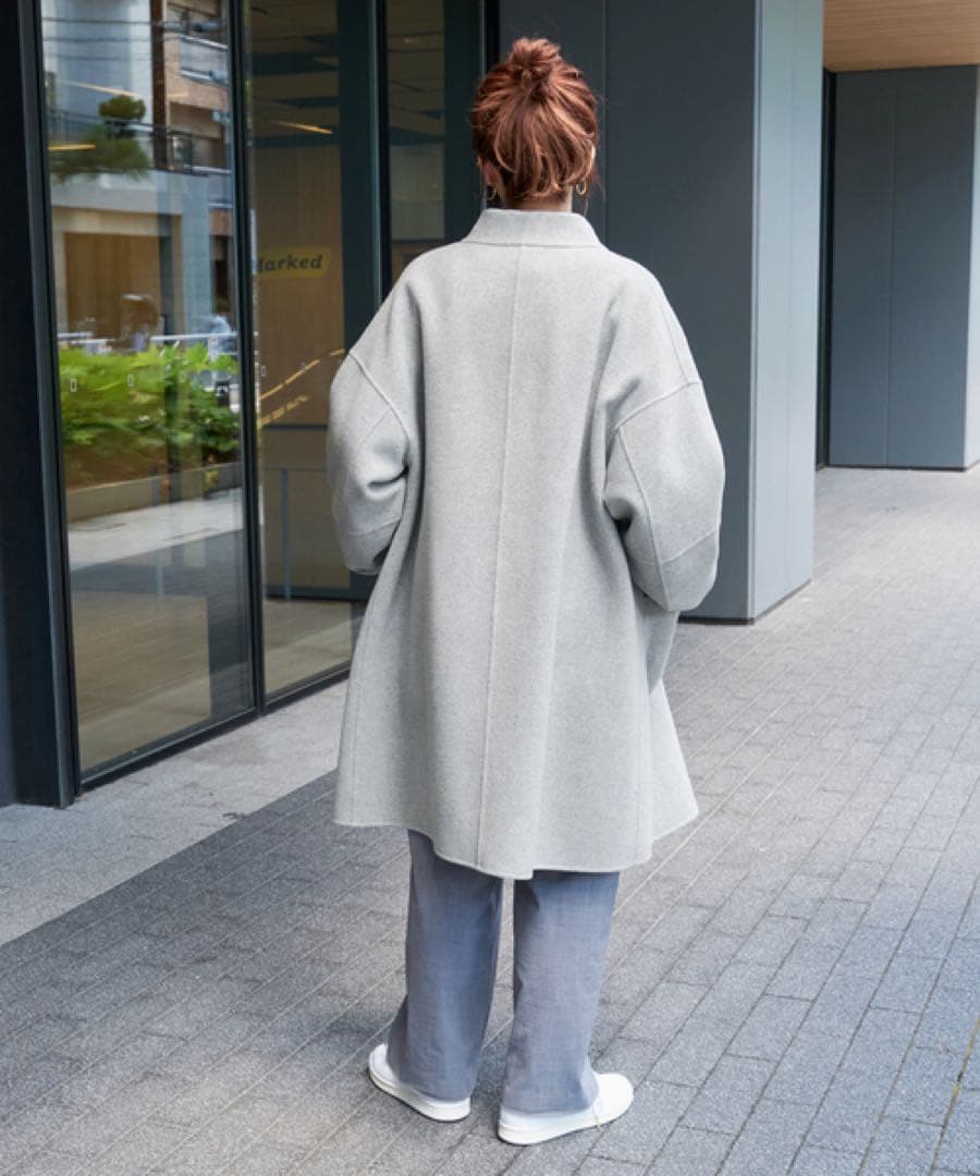 【極美品】B.C STOCK ブレンドリバーシブルミドル丈コート