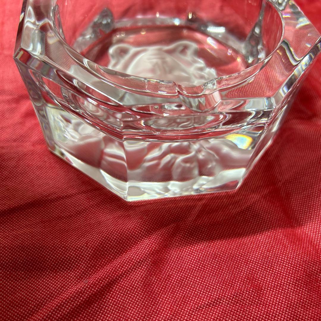 美品 VERSACE 大型　メドゥーサクリスタルアッシュトレイ 13cm