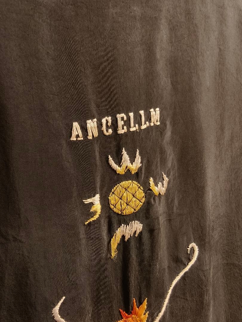 ANCELLM アンセルム Aging Embroidery Shirt
