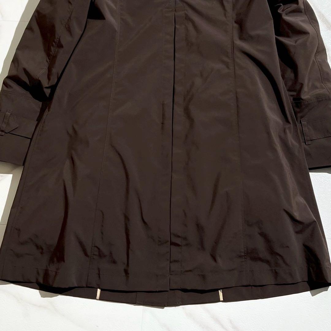 【未使用品】バーバリー ロングコート ダウンライナー ノバチェック ファー 40