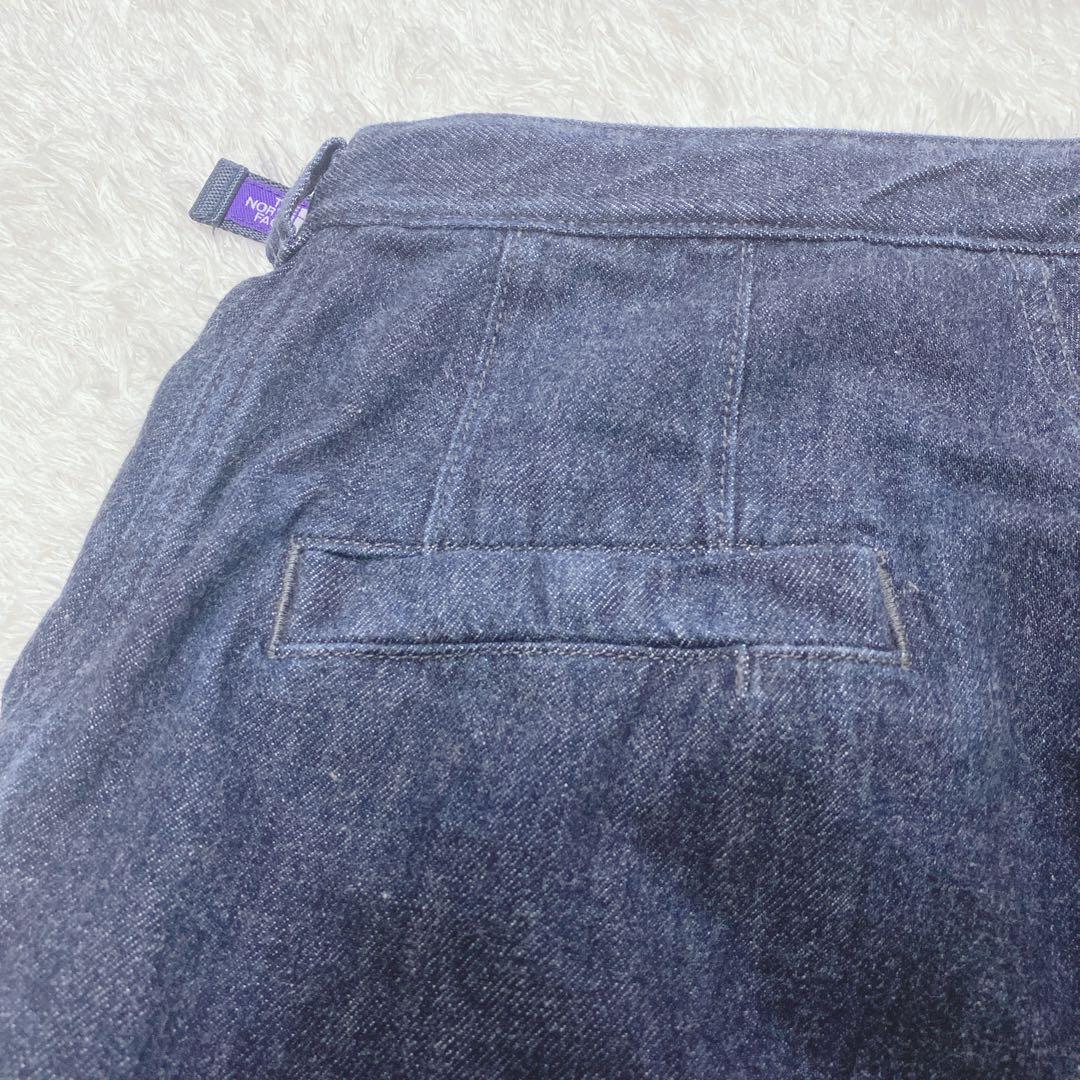 ザ ノースフェイス　パープルレーベル／デニムワイドテーパード　WS　インディゴ